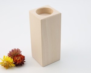 Porte-bougie en bois pour la décoration de table à manger - Product Image 3