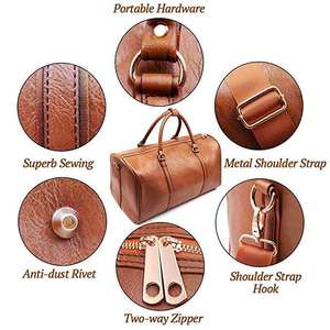 Customized Genuine Leather Duffel <b>Bag</b> 50-70L Capacity Breathable Heavy Duty Travel Sport <b>Bag</b> for <b>Men</b> - Product Image 5