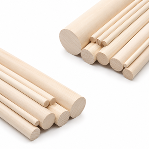Tiges en bois massif EFS – Chevilles en peuplier et pin de qualité supérieure, tailles personnalisées, finition lisse et durable, OEM ODM, logo personnalisé - Product Image 1
