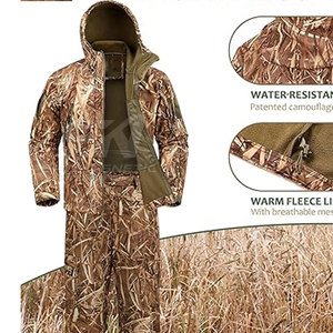 Tenue de chasse haut de gamme pour l'extérieur avec tissu résistant, idéale pour l'aventure - Product Image 2