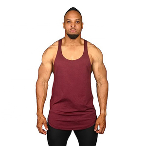 Men’s Muscle Fit Gym Stringer Tank <b>Top</b> Quick Dry Breathable Sleeveless Bodybuilding Vest Sports Fitness Wear OEM - Product Image 5