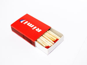Household Vintage Safety <b>Matches</b> <b>Box</b> 47x35x12mm Wooden Stick Printing Eco-Friendly - Product Image 4