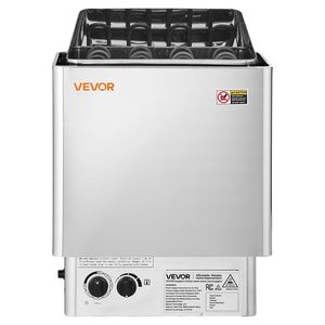 Stufa Elettrica per Sauna 6KW 240V con Staffa Pre-Forata, Capacità 176.5 317.8 CU.FT per Coperta Sauna - Product Image 1