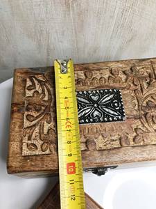 Low Price Wooden Jewelry Storage <b>Box</b> for Precious Accessories, Keepsakes and <b>Small</b> Treasures with Beautiful Vintage - Product Image 6