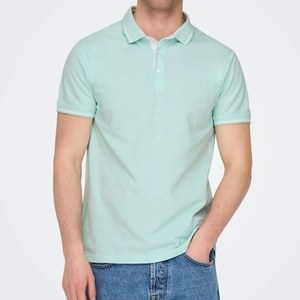 Pedido al por mayor con MOQ bajo: Camisas de punto estampadas de alta calidad para hombre, antiarrugas, con bolsillo, estilo casual, personalizables OEM - Product Image 5