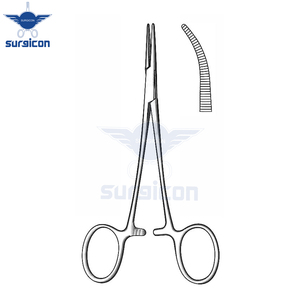 Pinzas Micro Halsted de 12.5 cm (5 Pulgadas), Curvas, Extra Delicadas, de Acero Inoxidable Premium, Hemostáticas, para Microcirugía Plástica - Product Image 3