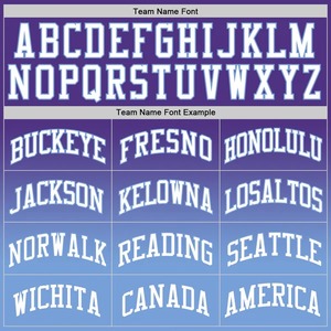 Custom Purple White-<b>Light</b> Blue Authentic Fade Fashion Basketball Jersey Personalized Stitched Team <b>Name</b> Number Sportswear - Product Image 5