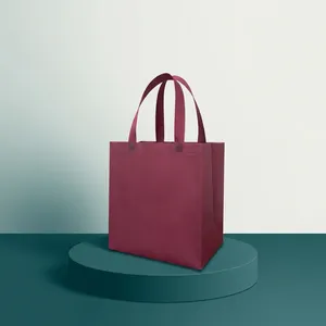 Custom Logo Non Woven Lunch Tote <b>Bag</b> Reusable Catering <b>Packaging</b> <b>Bag</b> - Product Image 1