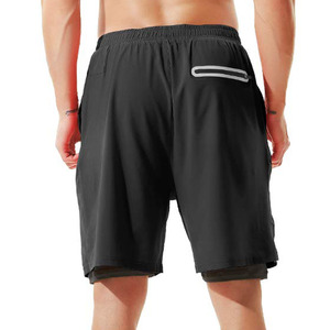 New Summer Trendy Distressed Casual Men's Solid Breathable Quick Dry Eco-Friendly Loose Fit <b>Canvas</b> Shorts Five Inch Front - Product Image 2