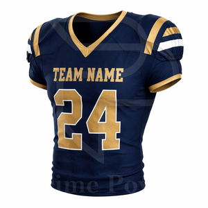 Nuevo Conjunto de Uniforme de Fútbol Americano, Jersey y Pantalones Sublimados Personalizados, Transpirables, de Secado Rápido, para Entrenamiento y Competencia, Proveedor de Ropa Deportiva - Product Image 2