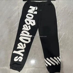 Sweat-shirt à capuche zippé patchwork pour hommes, joggers évasés, ensemble de pantalons empilés, survêtements d'hiver deux pièces de grande taille - Product Image 5