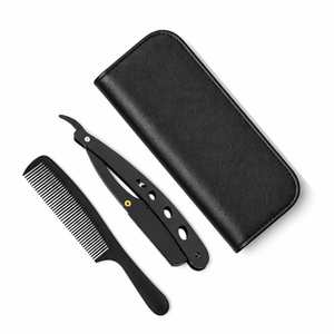 <b>Hair</b> <b>Scissors</b> Set With <b>Thinning</b> Shears Comb Stainless Steel Blades Plastic Handle Right Handed Hairdressing Tools - Product Image 3