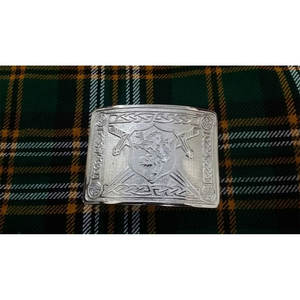 Hebilla de cinturón escocesa de gran venta con león saltarín cromado, hebillas de cinturón tradicionales celtas para hombres y mujeres - Product Image 3