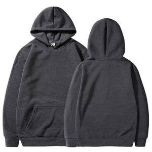 Sudadera con Capucha de Poliéster Tejido de Color Sólido para Hombre, Unisex, de Invierno, Ecológica, Resistente al Viento, Bordada, Venta al Por Mayor de Fábrica - Product Image 2