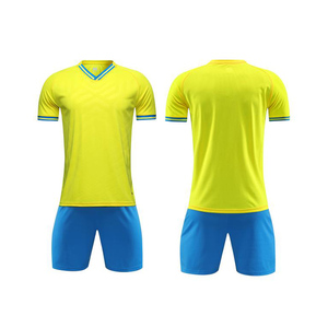 Maillot de football personnalisé par sublimation pour homme, manches courtes, col rond, anti-humidité, respirant, séchage rapide, coupe athlétique, kit d'équipe adulte - Product Image 3