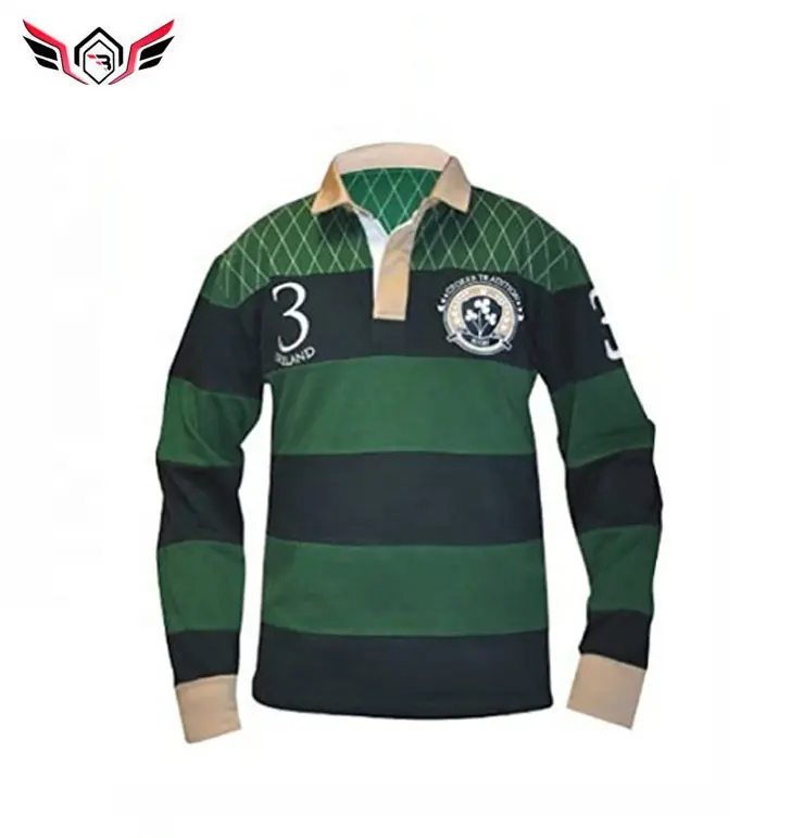 Groothandel Mannen Genaaid Streep Lange Mouw <span class=keywords><strong>Rugby</strong></span> Sport Polo Shirt Met Logo <span class=keywords><strong>Ontwerp</strong></span> Top Kwaliteit <span class=keywords><strong>Shirts</strong></span>