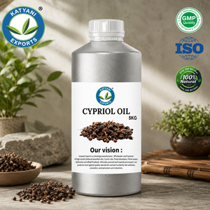 100% Natural Cyperus Scariosus Pure Cypriol (Nagarmotha) <b>Essential</b> <b>Oil</b>- Certified with ISO GMP - Katyani Exports Bulk Wholesaler - Product Image 4