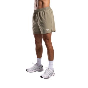 <b>Mens</b> Khaki Solid <b>Bermuda</b> Running <b>Shorts</b> Quick Dry Lightweight Athletic Gym Workout Training with Pockets - Product Image 2