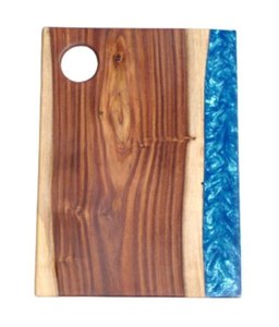 Tabla de cortar de madera maciza, tabla de preparación de cocina, bloque de carnicero duradero para cortar verduras, frutas y carne - Product Image 6