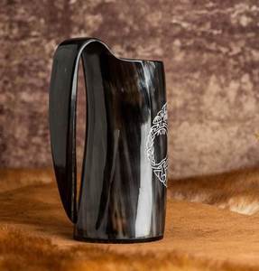 แก้วเบียร์ทำมือจากเขาสัตว์ สีธรรมชาติ  ขนาดและดีไซน์ปรับแต่งได้ คุณภาพดี ราคาประหยัด เหมาะสำหรับงานปาร์ตี้ - Product Image 3