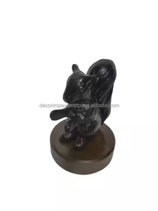 Escultura única estatua de ciervo de aluminio estatuilla para decoración del hogar sala de estar adorno de animales por Decor IMPEX - Product Image 3