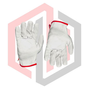 Gants de travail en cuir de mouton réfléchissants, usage général, haute résistance, résistants aux coupures, anti-chimiques, antistatiques, respirants, ajustables - Product Image 4