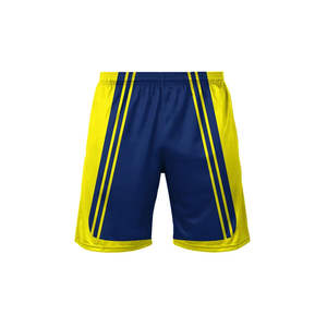 Shorts de sport décontractés pour hommes personnalisés en polyester et coton, respirants, séchage rapide, motif uni, taille mi-haute, grandes tailles, écologiques - Product Image 3
