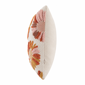 Fundas de Cojín Cuadradas de Lujo Indias Personalizadas, Bordadas con Hilos de Seda, Diseño Floral Vintage, para Uso en el Hogar y Hoteles - Product Image 1