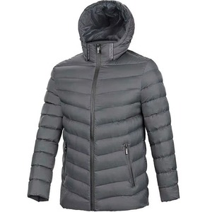 QFZ490 <b>Men's</b> Casual Winter <b>Jacket</b> Breathable Waterproof Outdoor Mountaineering Utility Windbreaker Custom Front Logo Zipper - Product Image 3
