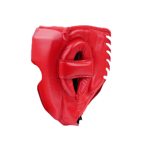 Nuevo Diseño de Fabricación Propia: Set de Sparring de Boxeo Fly en Cuero Genuino Rojo Personalizado para Muay Thai - Product Image 5