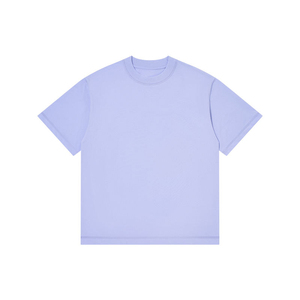 T-shirt à manches courtes pour homme, couleur unie, col rond, coupe classique, style décontracté, tissu jersey 100% coton - Product Image 4