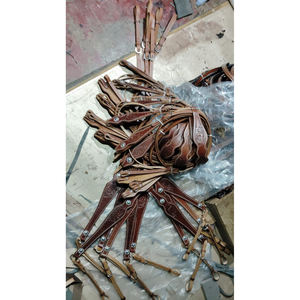 FOR SELL Western HARNESS leather horse headstall <b>SET</b> WITH BREASTPLATE WITH STEEL FITTINGS IN DOLLAR 12 CREDIT CARD ACCEPTED - Product Image 2