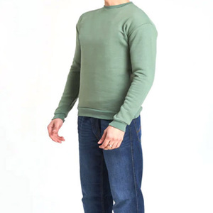 Sudadera Unisex de Manga Larga, Forro Polar, Transpirable, Resistente al Viento, Corte Regular, Color Sólido, Servicio OEM, Informal, Invierno, 100% Algodón - Product Image 3