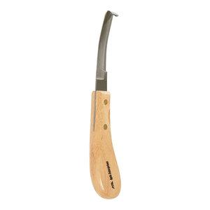 Brown Double-Sided Hoof Knife with Ergonomic Handle Professional Farrier <b>Tool</b> for <b>Precise</b> Hoof Trimming and Horse Cattle - Product Image 2