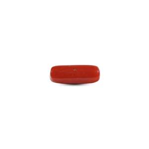 Natural Red Coral Oval Cut Loose Gemstone 7.05 Carat for Fine Jewelry - Product Image 2