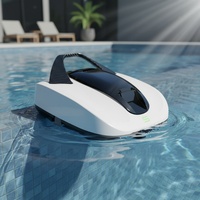 Robot nettoyeur de piscine automatique sans fil Sudex, sans tuyau, aspiration manuelle 20m, écologique, haute efficacité, China Blue Nexus 400