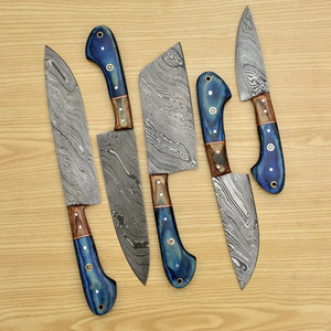 LEGACY BLADES Hand Forged Damascus Steel Chef <b>Knife</b> <b>Set</b> Razor <b>Sharp</b> Wooden Handle Professional Kitchen <b>Knife</b> Wholesale - Product Image 3