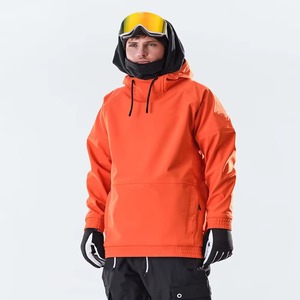 Chaqueta Impermeable para Esquí y Snowboard para Hombre, Color Bronceado, Gris Claro, Naranja, Negro, con Capucha, Tipo Anorak, Bolsillo Canguro, Tecnología Gore-Tex - Product Image 3