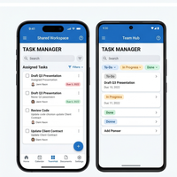 Aplicación RoyalCraft Enterprise Workspace para Colaboración en Equipo, Proyectos, Tareas, Documentos, Estado de Stock, Compatible con Mac, IOS/Android Hub