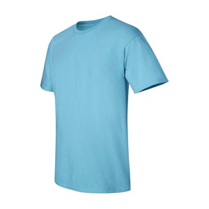 Camiseta de Manga Corta Azul Claro para Hombre Relevo, Corte Regular, Cuello Redondo, Algodón Jersey, Estilo Casual con Logotipo Estampado en la Parte Delantera - Product Image 2