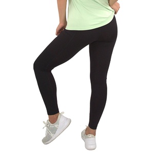 Recycled Eco-friendly Nylon <b>Pocket</b> Athletic <b>Leggings</b> - Product Image 4
