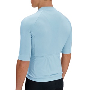 Custom Logo Men's Short Sleeve Cycling Jersey Breathable Quick Dry Bicycle Shirt Lightweight <b>Road</b> Bike Training Wear - Product Image 5
