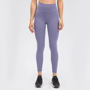 Leggings Deportivos de Cintura Alta para Mujer, Transpirables, de Secado Rápido, para Yoga y Gimnasio, en Colores Básicos - Product Image 1