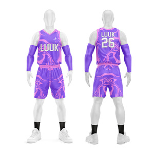 Ensemble d'uniformes de basketball personnalisés 2026 avec logo sur mesure, design col en V, couleurs d'équipe, fabricant OEM ODM - Product Image 3