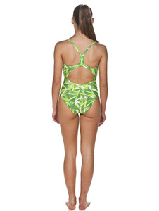 Maillot de bain une pièce pour femme, imprimé géométrique, col halter, taille haute, séchage rapide, en Spandex et Polyester, meilleure qualité, vente en gros - Product Image 5