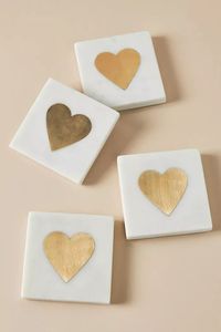 Modern Round Stone Coaster With Gold Lines <b>Table</b> <b>Mat</b> For Tea Cup Decor - Product Image 6