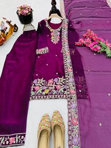 Traje Palazzo de Seda GMY Especial para Dubái y Reino Unido, Alta Demanda – Colección de Exportación B2B - Product Image 5
