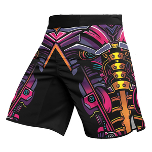 Custom MMA <b>Grappling</b> <b>Shorts</b> Men Sublimation Printed Polyester Athletic Brazilian Mixed Martial Arts Training kimono <b>Shorts</b> - Product Image 2