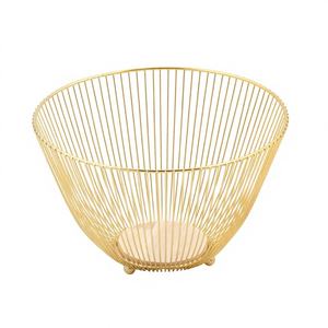 Elegant Modern <b>Iron</b> Metal Fruit Basket with Multipurpose Storage Bowl for Fruits Vegetables Snack & Decorative Home Organization - Product Image 1