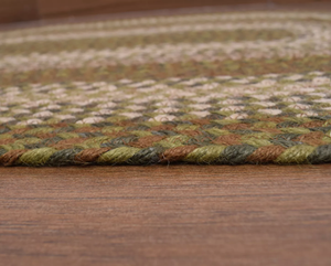 Tapis en jute multi-formes à bord festonné, tissé à la main, style bohème, pour salon, chambre, hôtels, et espaces commerciaux - Product Image 4